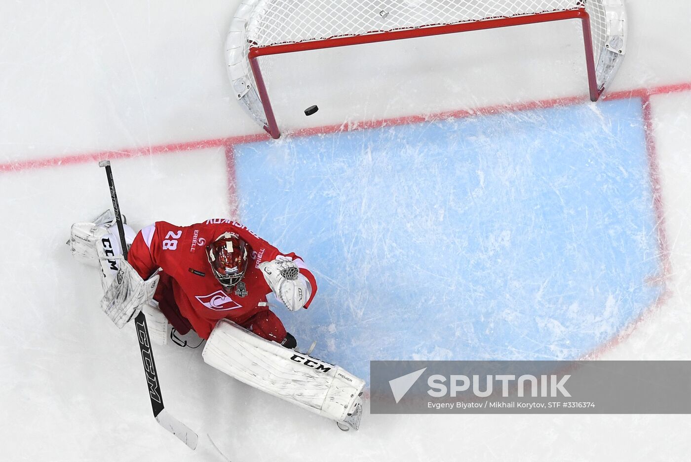 Ice hockey. KHL. Spartak vs. CSKA