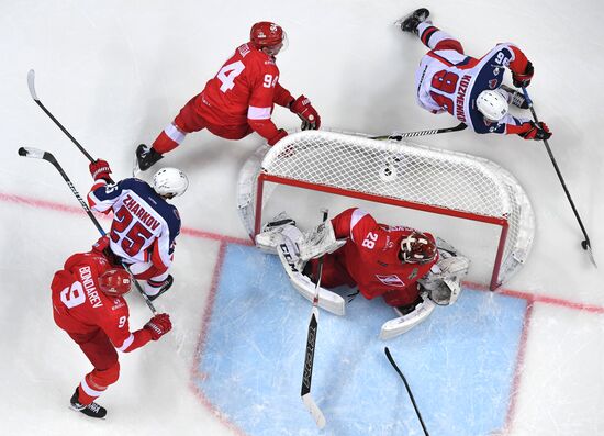 Ice hockey. KHL. Spartak vs. CSKA