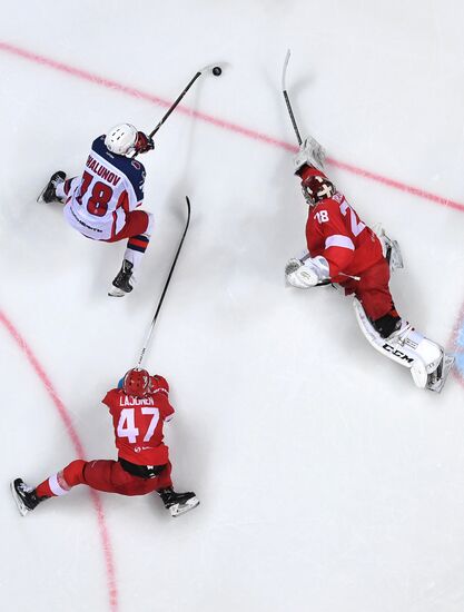 Ice hockey. KHL. Spartak vs. CSKA