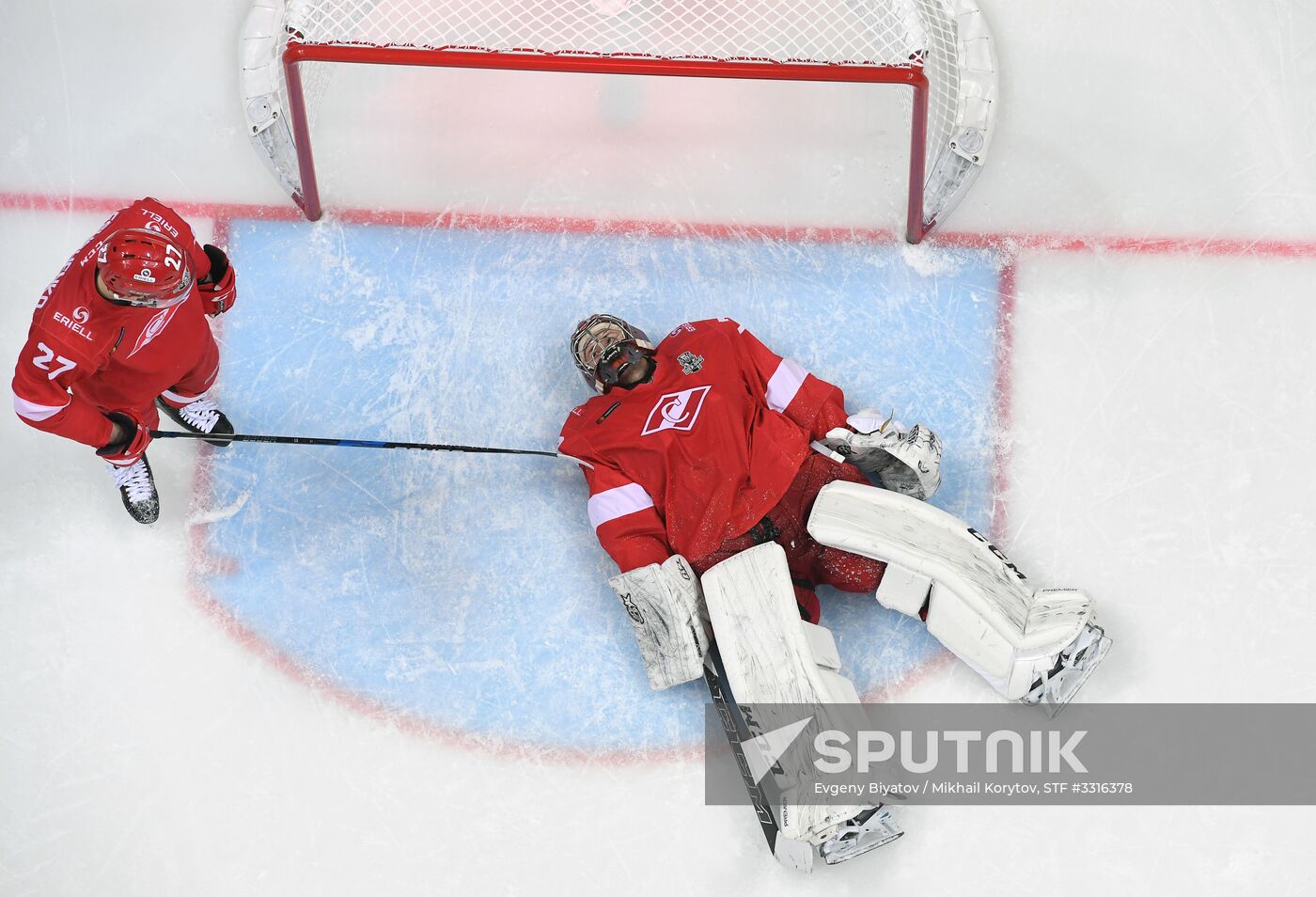 Ice hockey. KHL. Spartak vs. CSKA