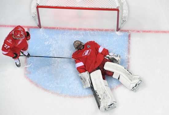 Ice hockey. KHL. Spartak vs. CSKA