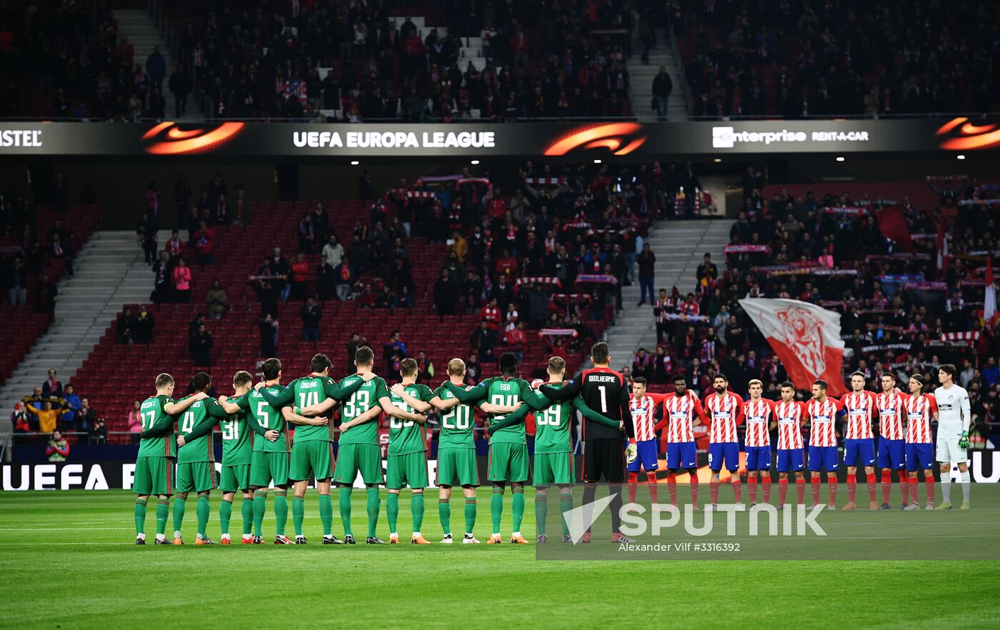Football. UEFA Europa League. Atletico vs. Lokomotiv