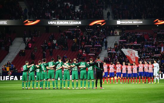 Football. UEFA Europa League. Atletico vs. Lokomotiv
