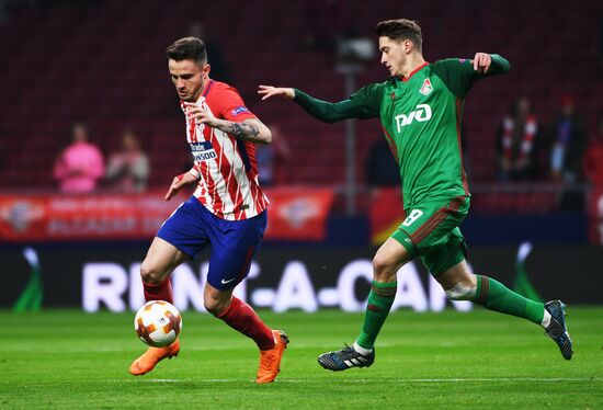 Football. UEFA Europa League. Atletico vs. Lokomotiv