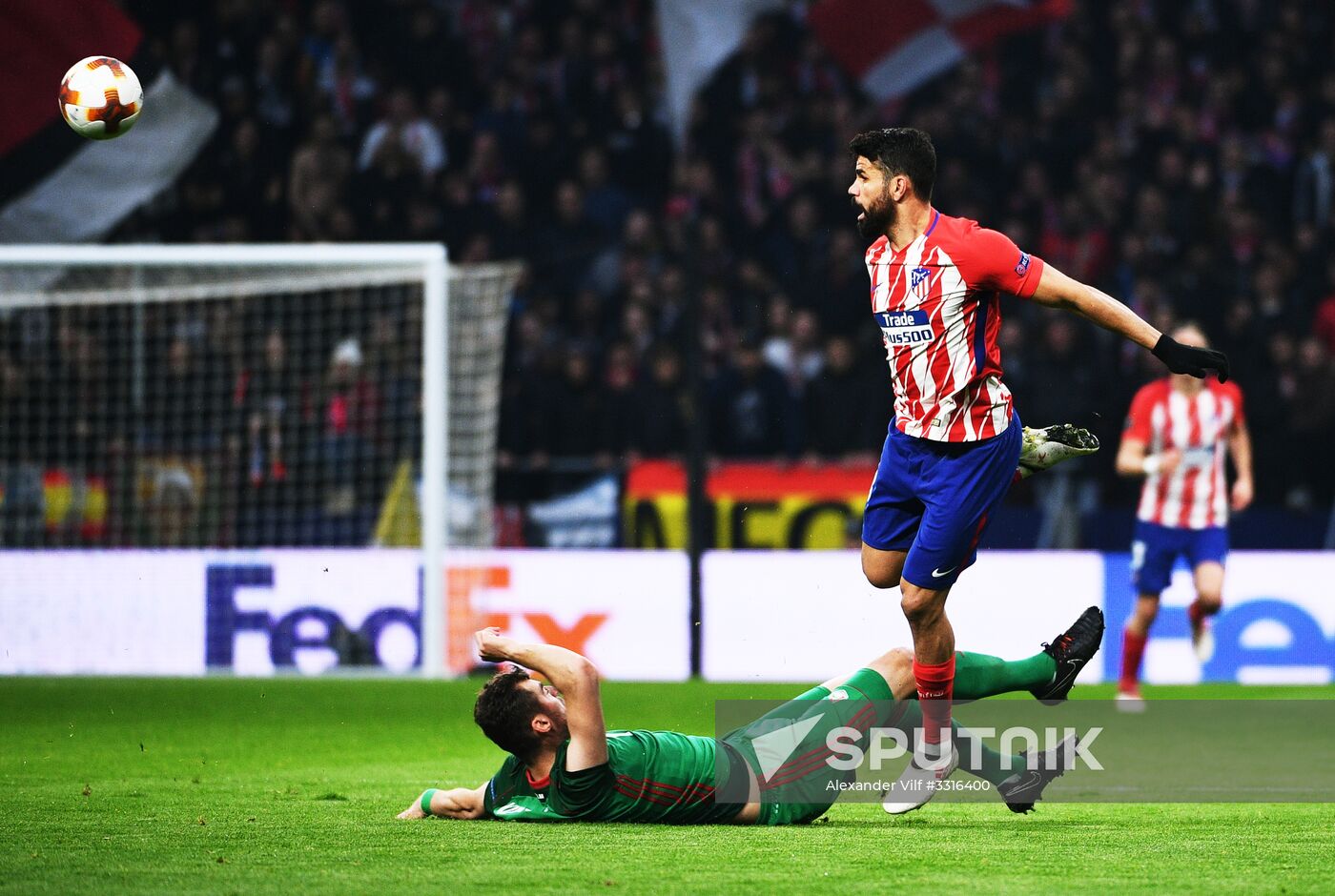 Football. UEFA Europa League. Atletico vs. Lokomotiv