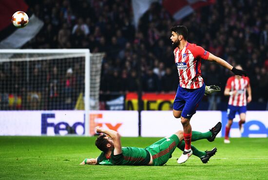 Football. UEFA Europa League. Atletico vs. Lokomotiv