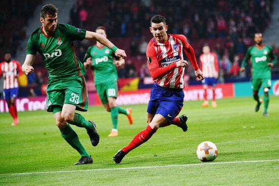 Football. UEFA Europa League. Atletico vs. Lokomotiv