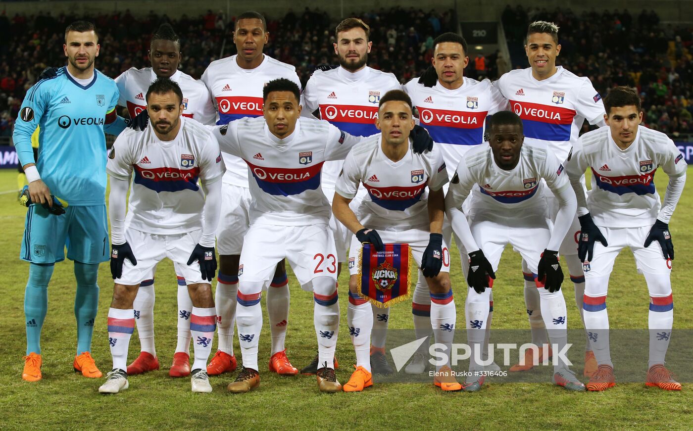 Football. UEFA Europa League. CSKA vs. Lyon
