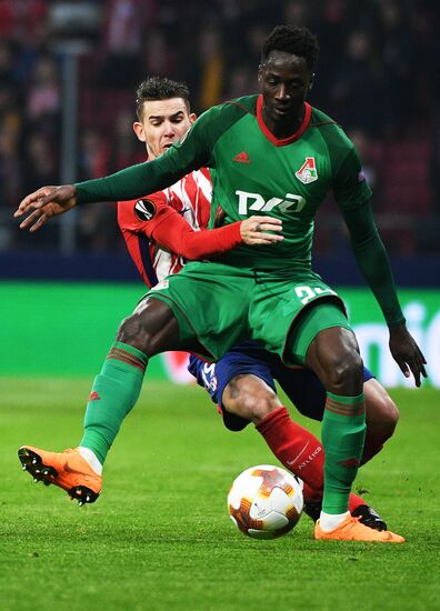 Football. UEFA Europa League. Atletico vs. Lokomotiv