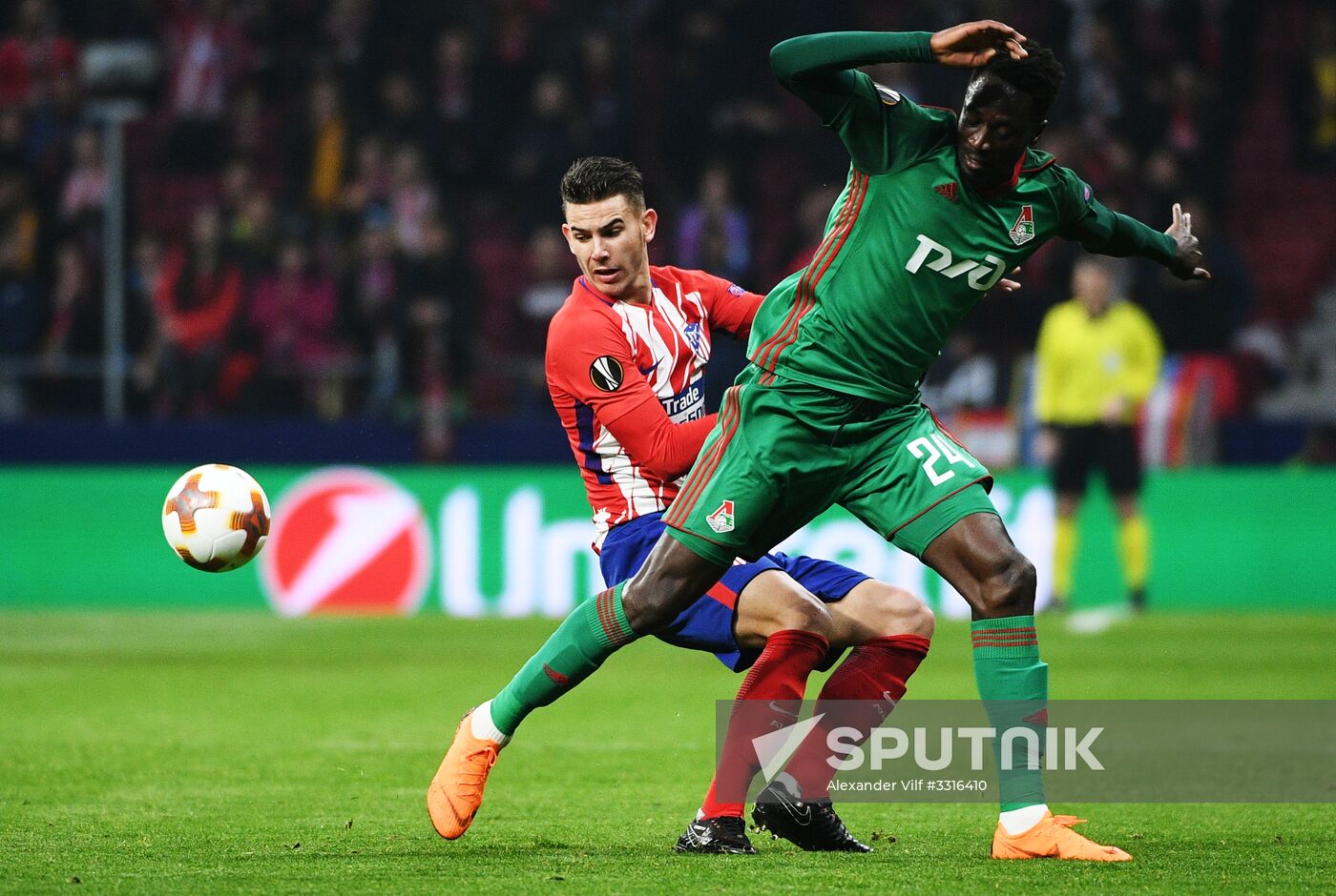 Football. UEFA Europa League. Atletico vs. Lokomotiv