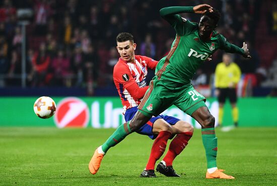 Football. UEFA Europa League. Atletico vs. Lokomotiv