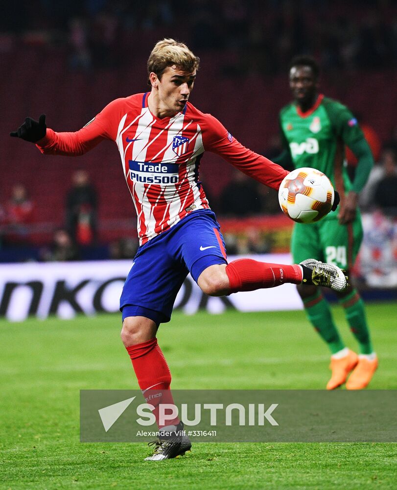 Football. UEFA Europa League. Atletico vs. Lokomotiv