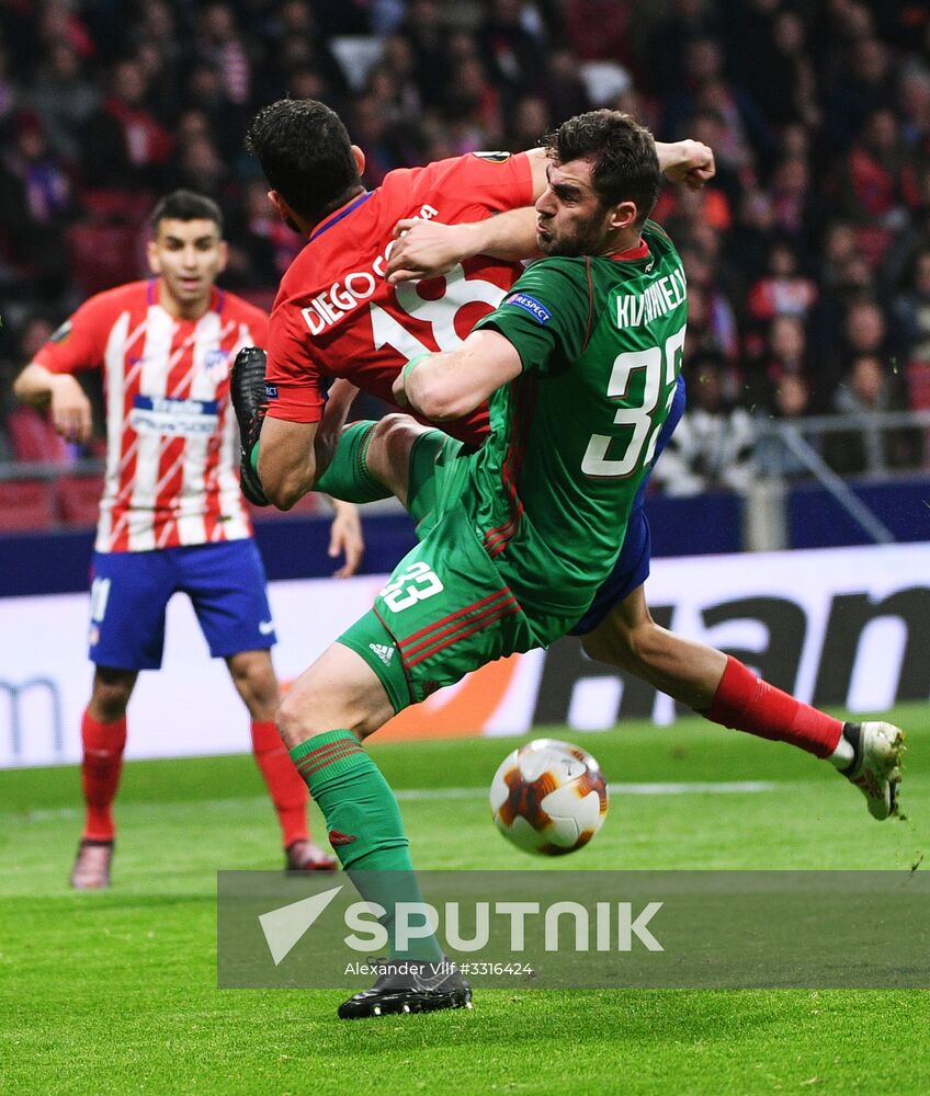 Football. UEFA Europa League. Atletico vs. Lokomotiv