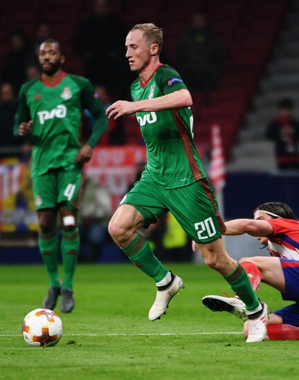 Football. UEFA Europa League. Atletico vs. Lokomotiv