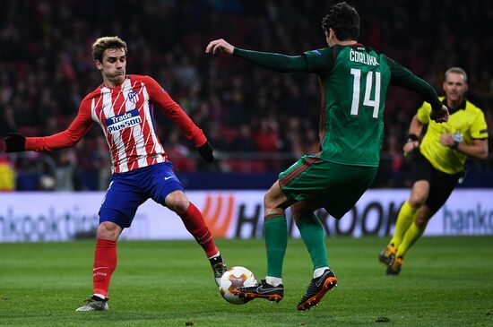 Football. UEFA Europa League. Atletico vs. Lokomotiv