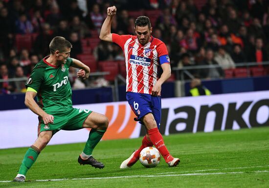 Football. UEFA Europa League. Atletico vs. Lokomotiv