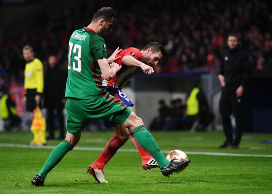 Football. UEFA Europa League. Atletico vs. Lokomotiv