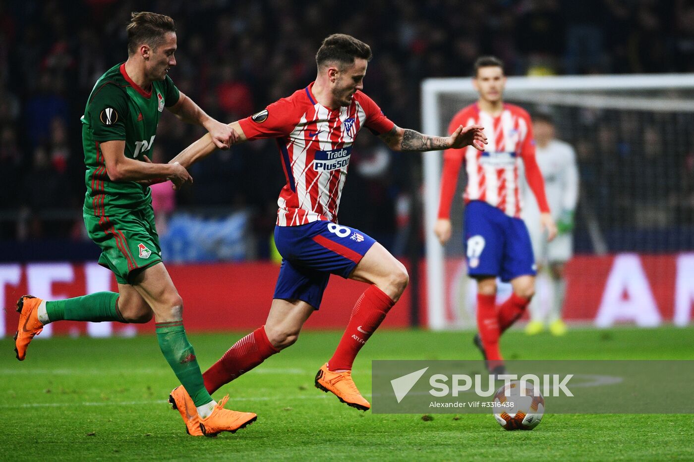 Football. UEFA Europa League. Atletico vs. Lokomotiv