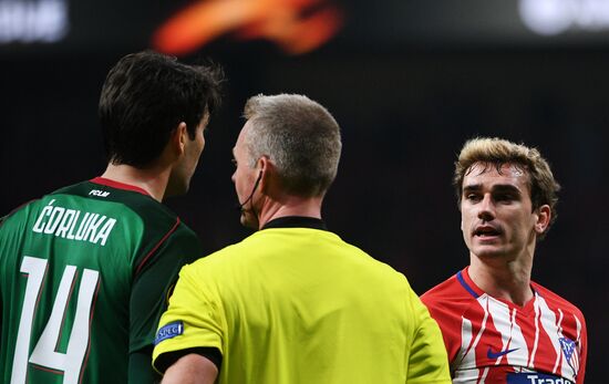Football. UEFA Europa League. Atletico vs. Lokomotiv