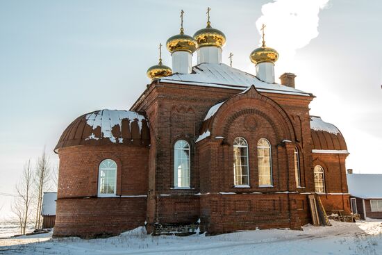 Muromsky Dormition monastery in Republic of Karelia