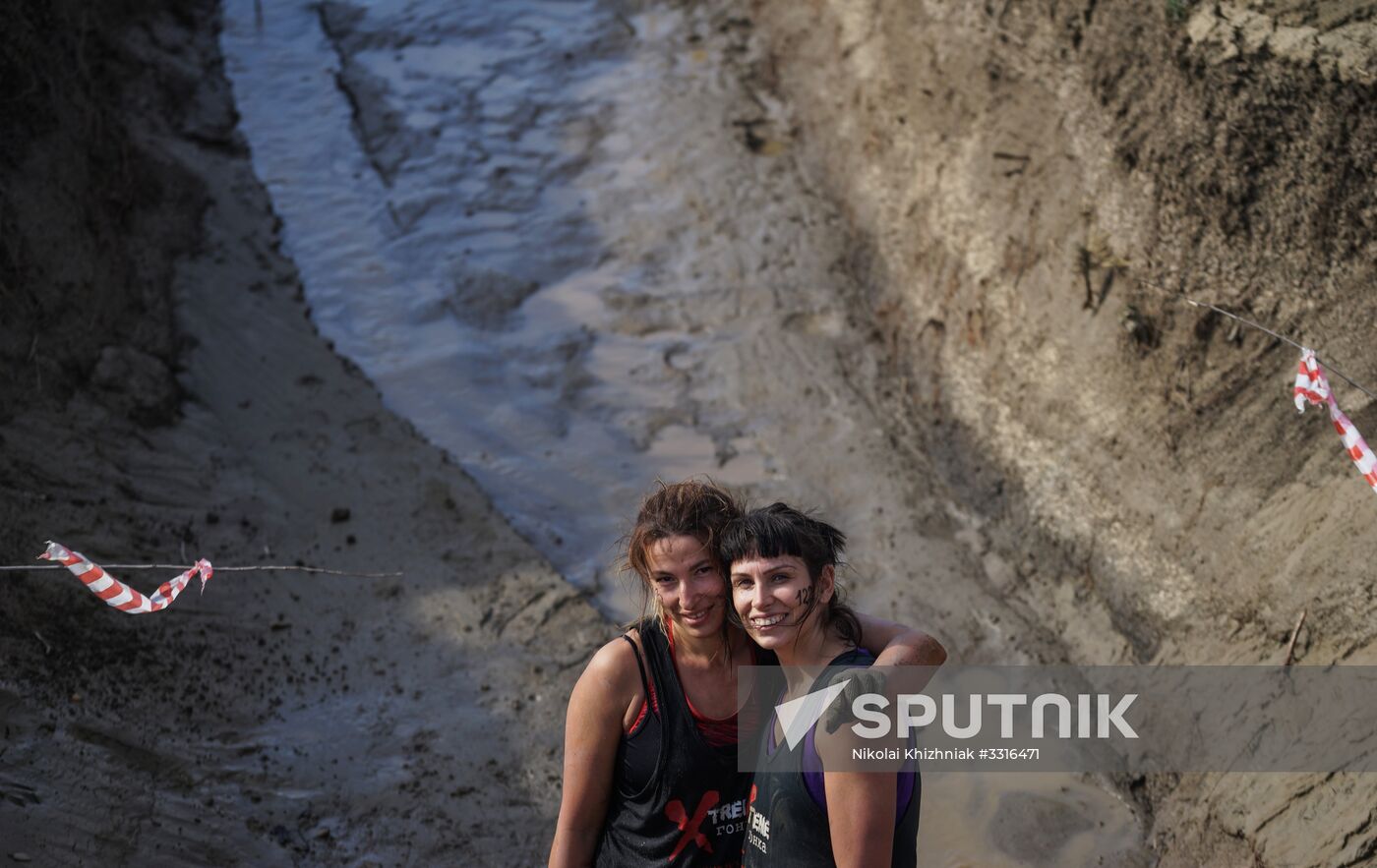 Tough Guys extreme steeplechase in Krasnodar Territory