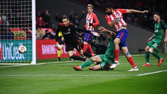 Football. UEFA Europa League. Atletico vs. Lokomotiv