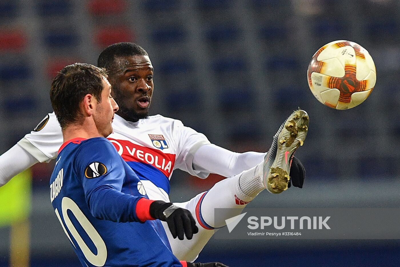 Football. UEFA Europa League. CSKA vs. Lyon