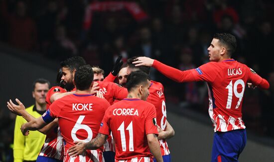 Football. UEFA Europa League. Atletico vs. Lokomotiv