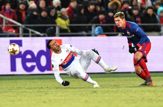 Football. UEFA Europa League. CSKA vs. Lyon
