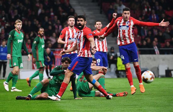Football. UEFA Europa League. Atletico vs. Lokomotiv
