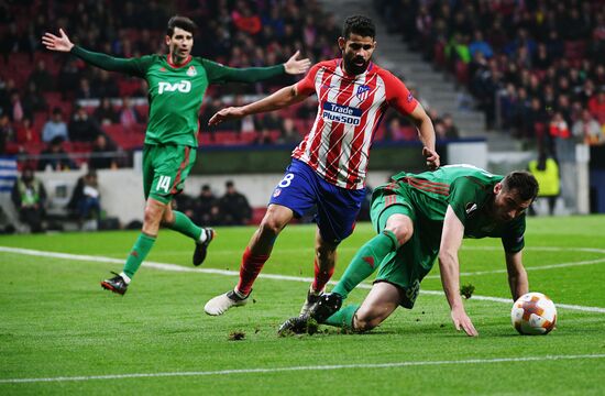 Football. UEFA Europa League. Atletico vs. Lokomotiv
