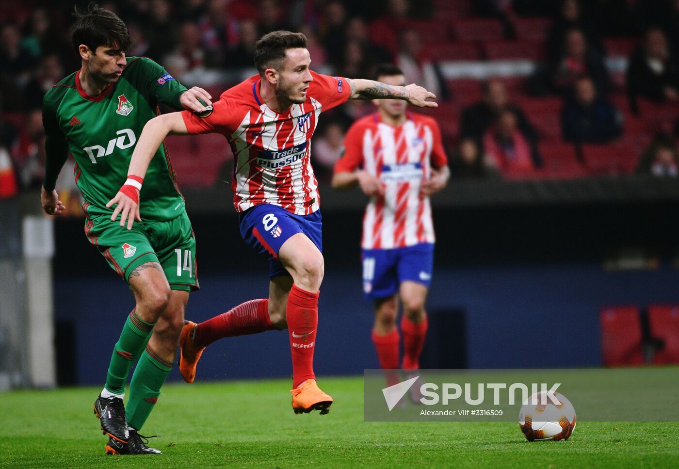 Football. UEFA Europa League. Atletico vs. Lokomotiv
