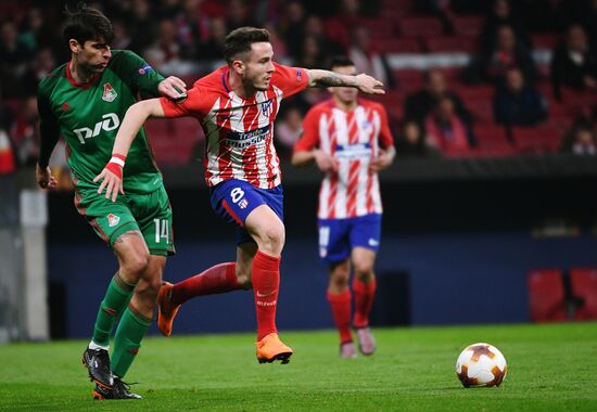 Football. UEFA Europa League. Atletico vs. Lokomotiv
