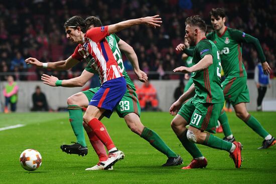 Football. UEFA Europa League. Atletico vs. Lokomotiv