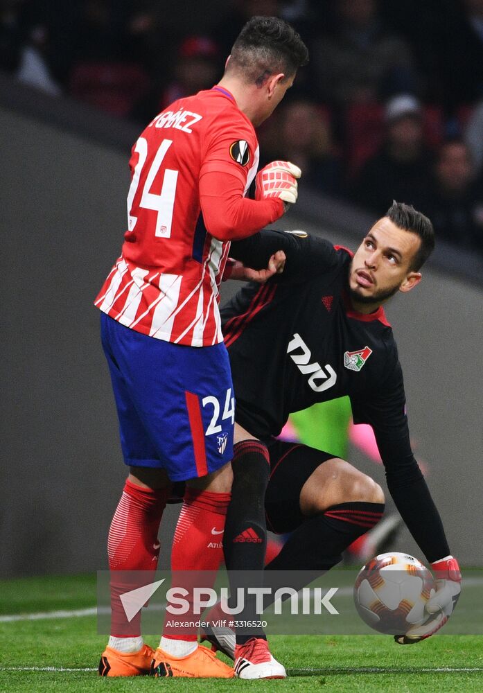 Football. UEFA Europa League. Atletico vs. Lokomotiv