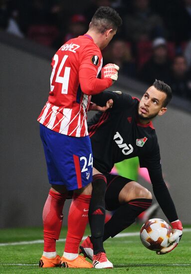 Football. UEFA Europa League. Atletico vs. Lokomotiv