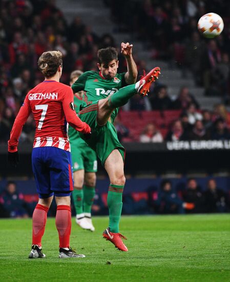 Football. UEFA Europa League. Atletico vs. Lokomotiv