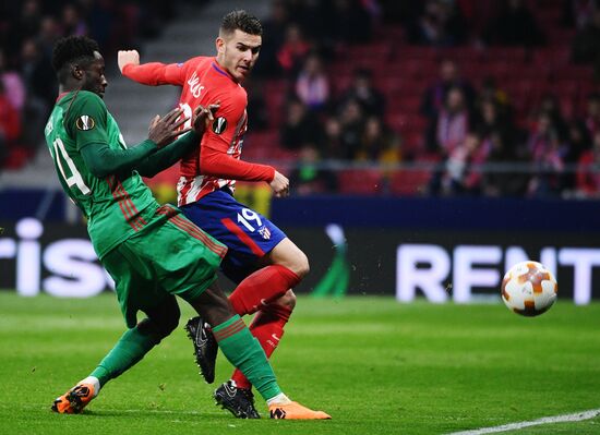 Football. UEFA Europa League. Atletico vs. Lokomotiv