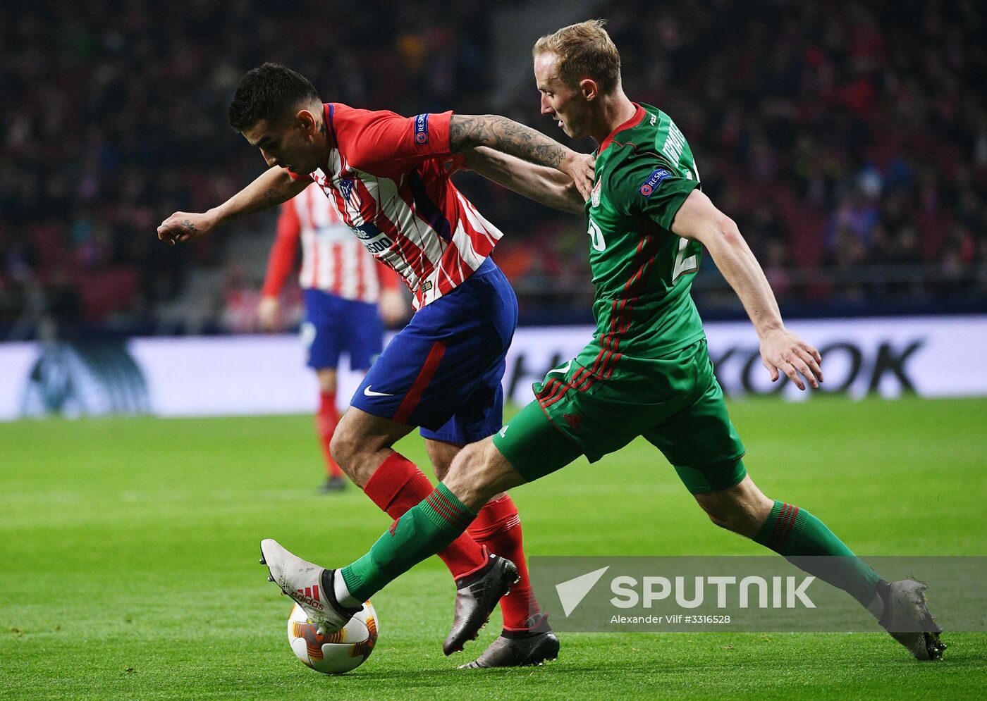 Football. UEFA Europa League. Atletico vs. Lokomotiv