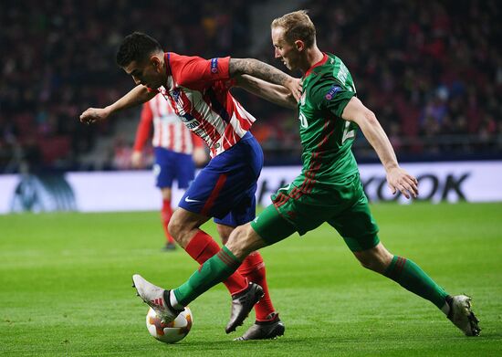 Football. UEFA Europa League. Atletico vs. Lokomotiv
