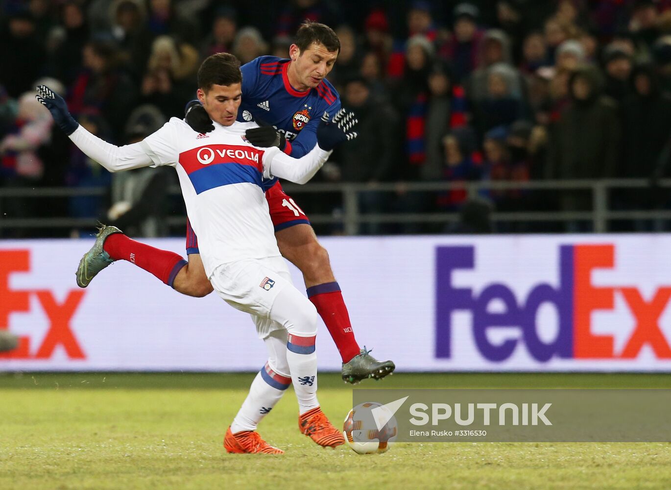 Football. UEFA Europa League. CSKA vs. Lyon