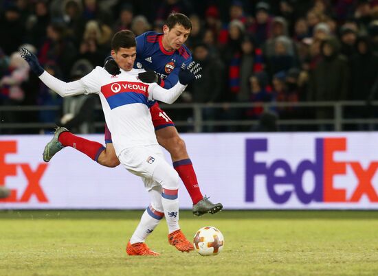 Football. UEFA Europa League. CSKA vs. Lyon