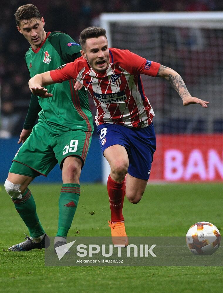 Football. UEFA Europa League. Atletico vs. Lokomotiv