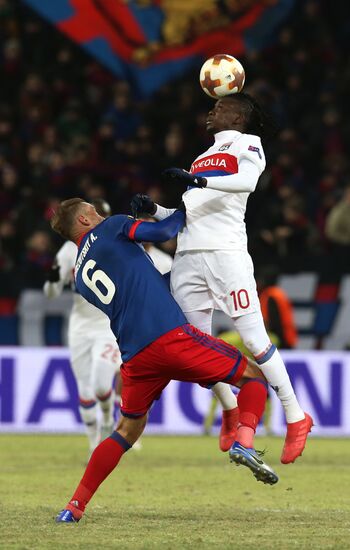 Football. UEFA Europa League. CSKA vs. Lyon