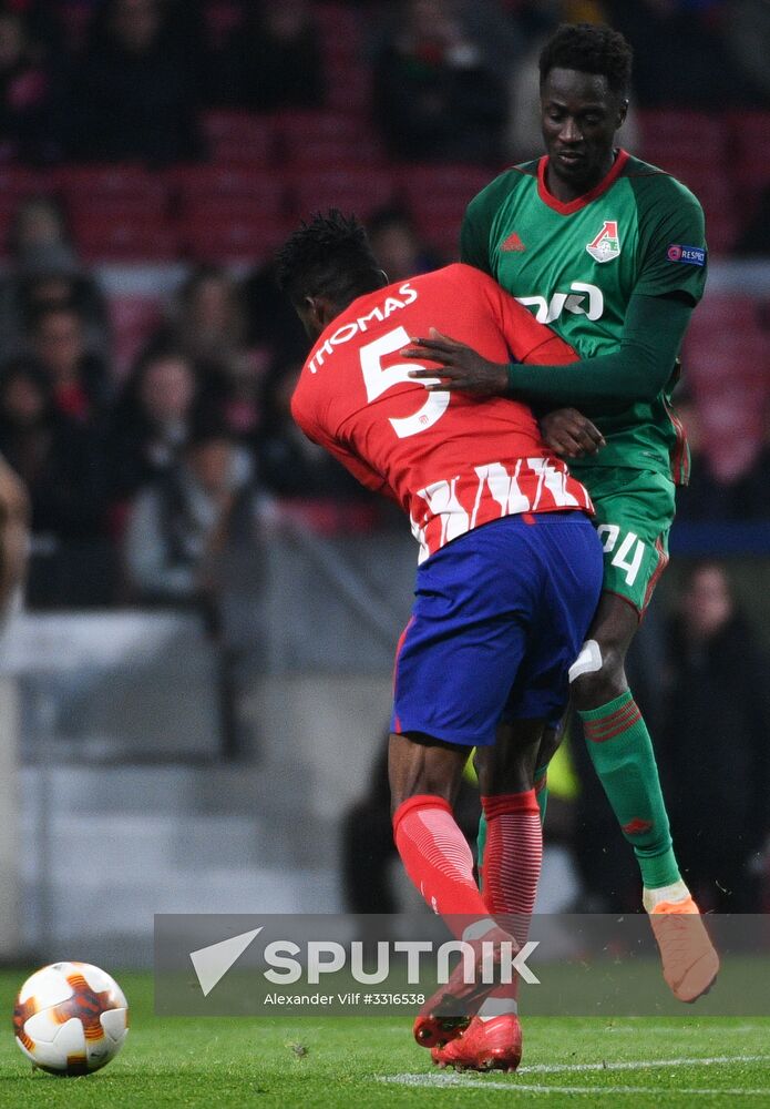 Football. UEFA Europa League. Atletico vs. Lokomotiv
