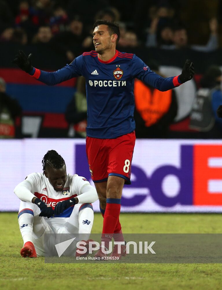 Football. UEFA Europa League. CSKA vs. Lyon