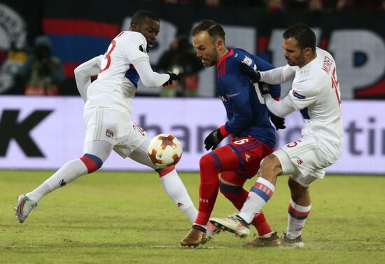 Football. UEFA Europa League. CSKA vs. Lyon