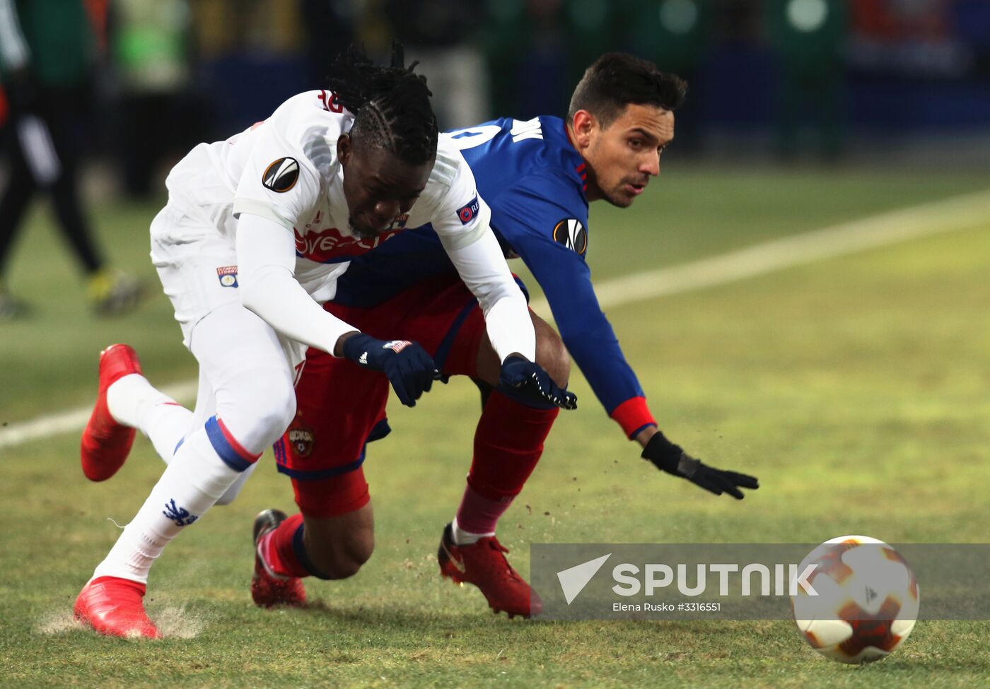 Football. UEFA Europa League. CSKA vs. Lyon
