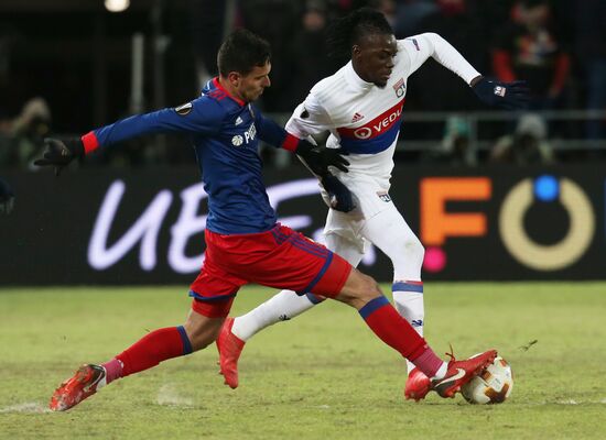 Football. UEFA Europa League. CSKA vs. Lyon