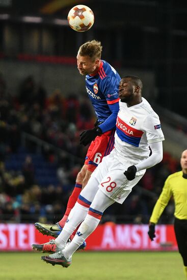 Football. UEFA Europa League. CSKA vs. Lyon